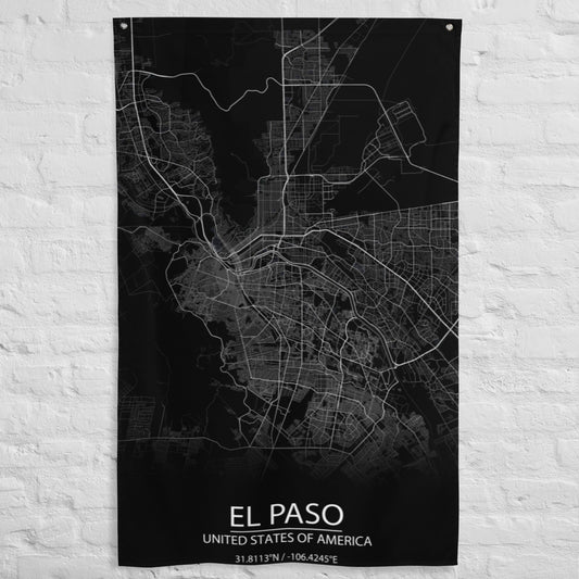 El Paso Black Flag Map