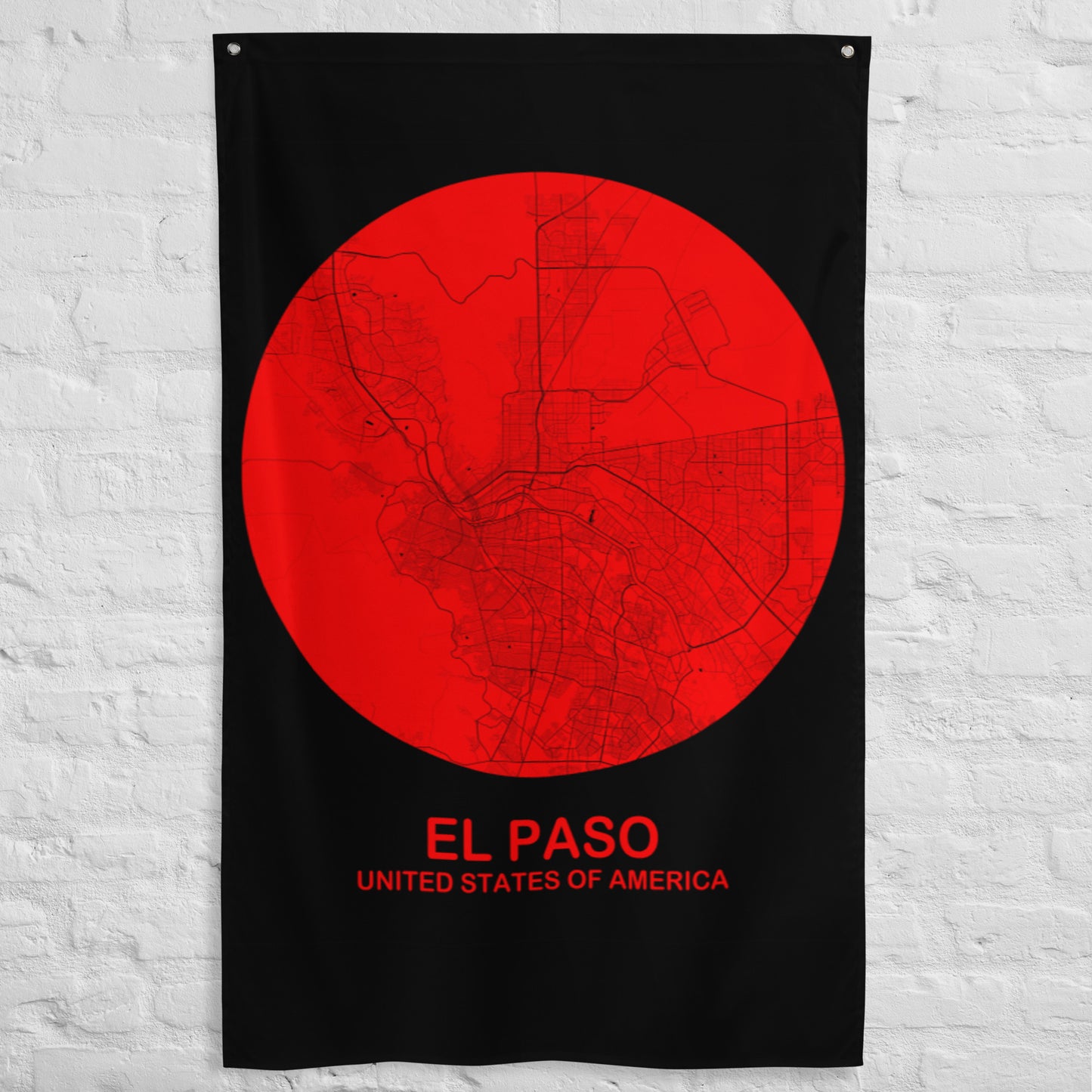 El Paso Circular Red Flag Map