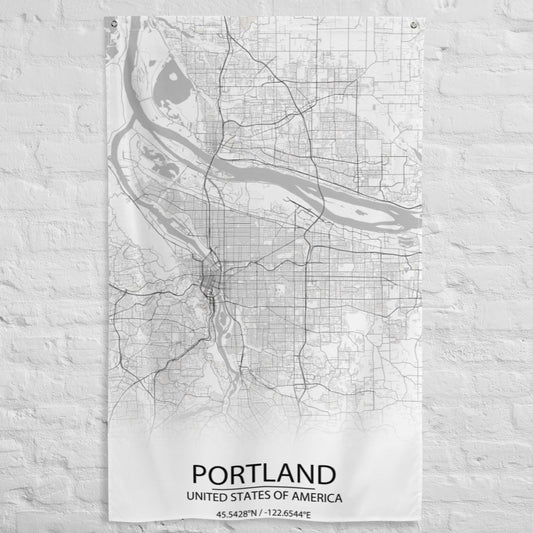 Portland White Flag Map