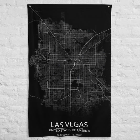 Las Vegas Black Flag Map