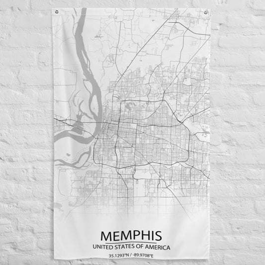 Memphis White Flag Map