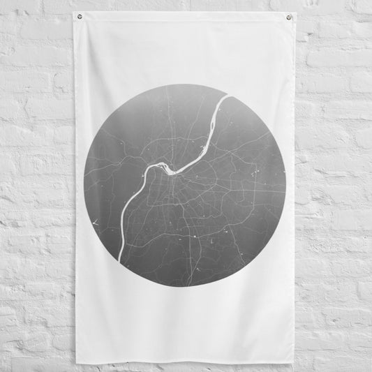 Louisville Silver on White Flag Map