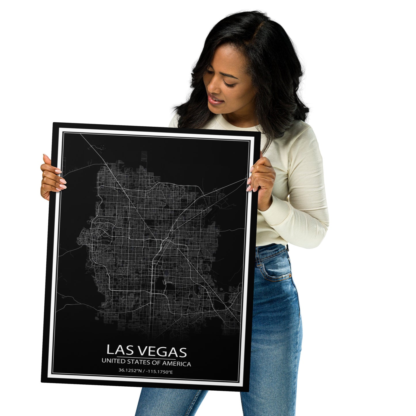 Las Vegas Black Metal Map