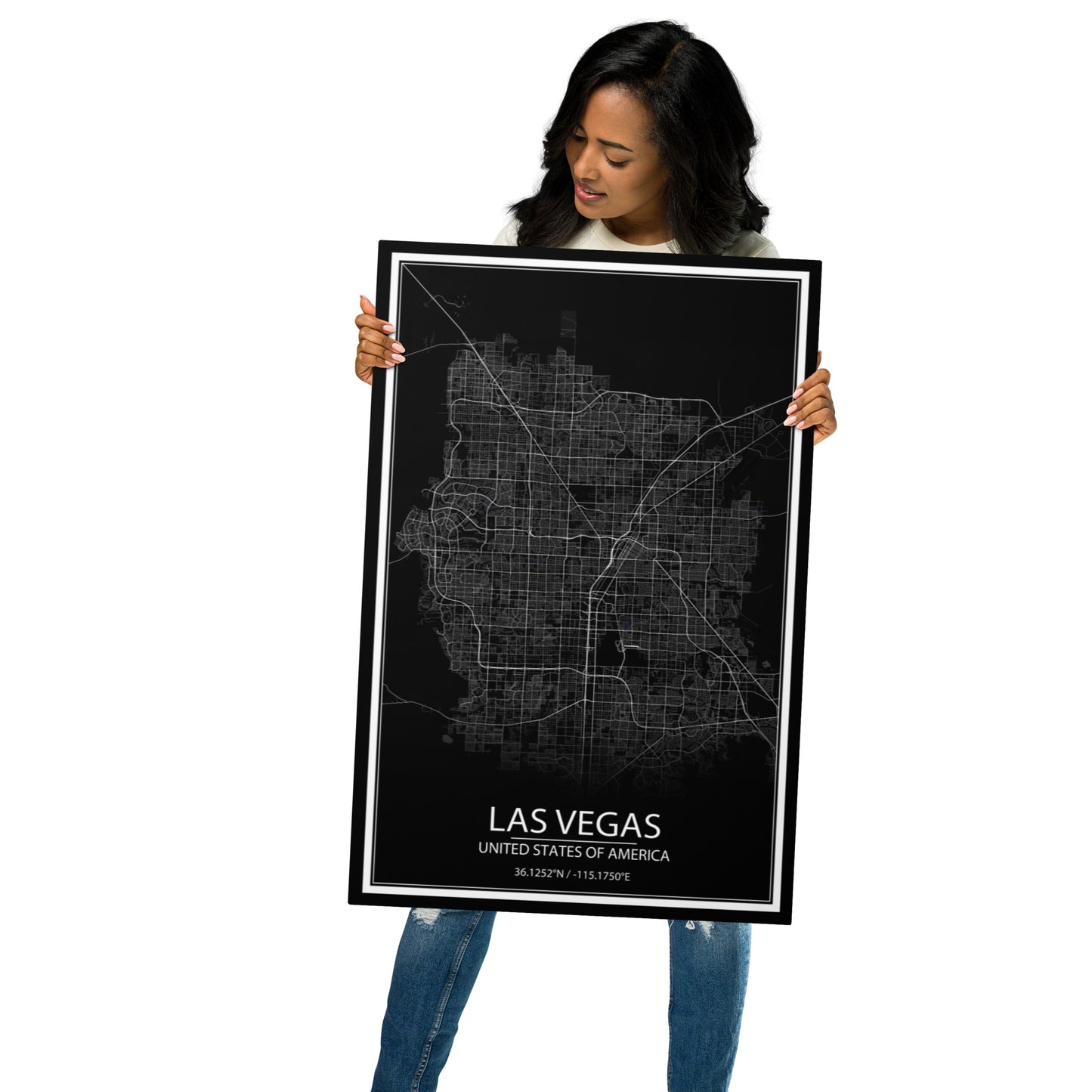 Las Vegas Black Metal Map