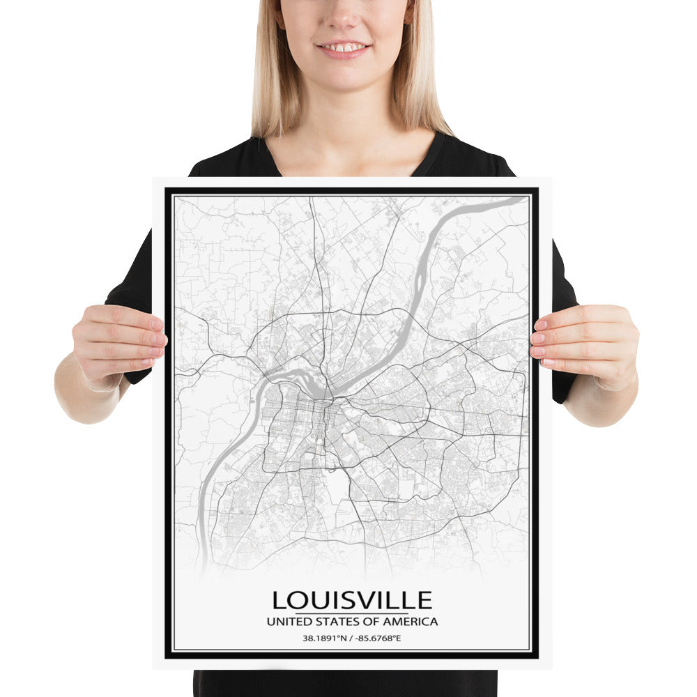 Louisville White Paper Map