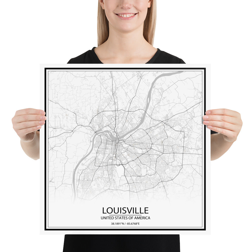 Louisville White Paper Map