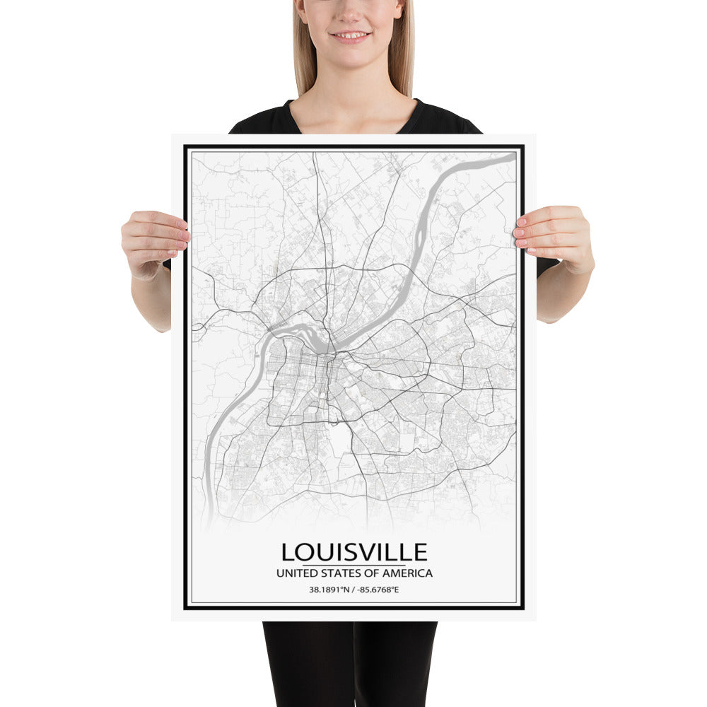 Louisville White Paper Map